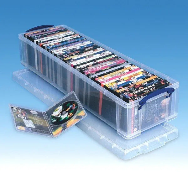 Really Useful Box 22 Liter transparent mit Deckel stapelbar und temperaturbes... - 5060024805307