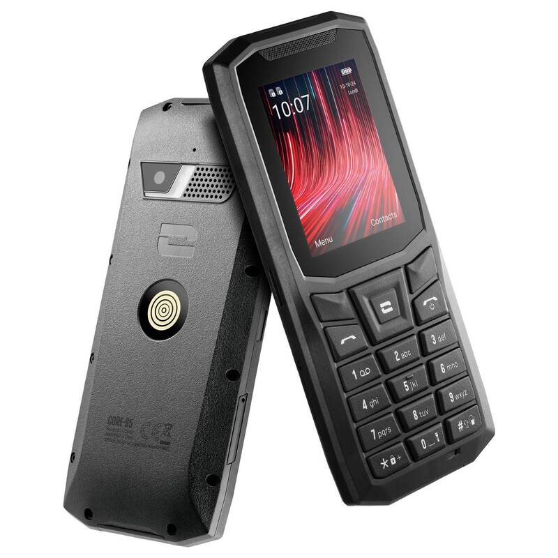 Crosscall CORE-S5 Dual-SIM-Handy Schwarz robust 4G 1800 mAh stoßfest flüssigk... - 3700764733950