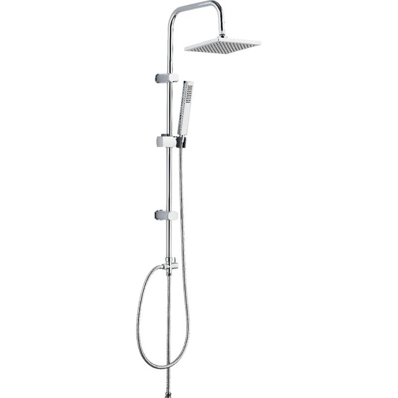 SCHÜTTE Überkopfbrause Duschset TOKYO chrom Handbrause Metall Duschstange - 4008431600901