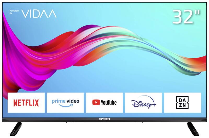 DYON SMART 32 VX Fernseher Smart-TV 32 Zoll LED-TV HDMI WiFi Apps USB Schwarz - 4260552542755