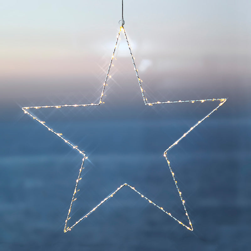 Sirius LED-Dekorationsleuchte Liva Star Leuchtstern Fensterdekoration weiß 70980 - 5707310312803