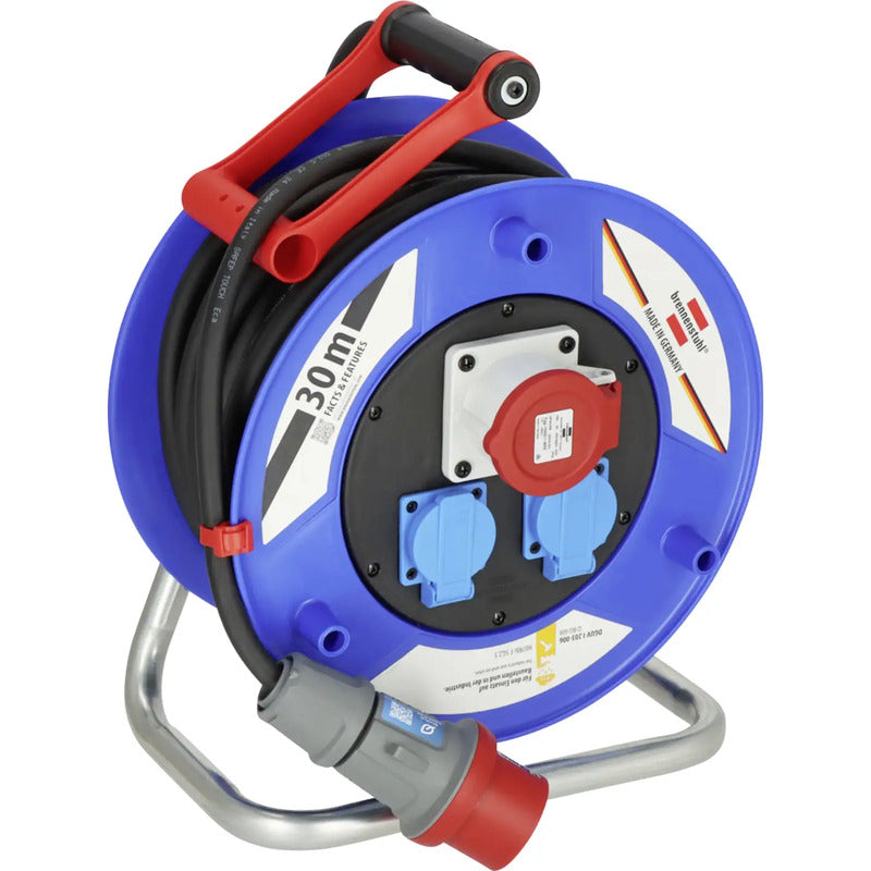 Brennenstuhl Kabeltrommel 30m CEE-Stecker 16A 5polig IP44 schwarz Verlängerung - 4007123054787