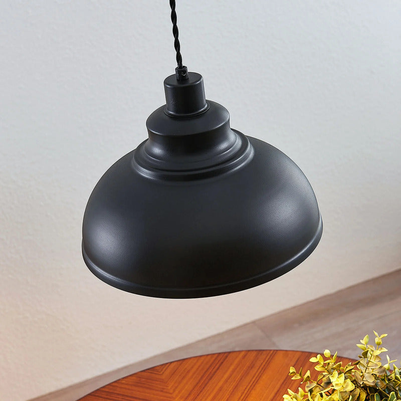 Lindby Pendellampe Hängeleuchte Albertine LED dimmbar schwarz gold Ø29cm 150cm - 4251096557466
