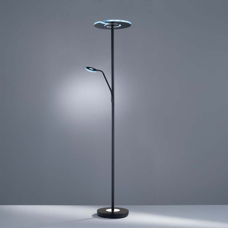 FISCHER & HONSEL Stehleuchte Dent LED dimmbar schwarz 180cm CCT Leselampe - 4003694403184