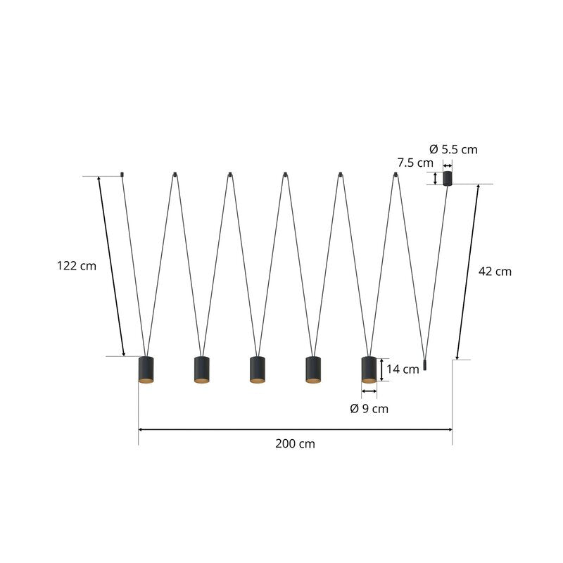 Nowodvorski Lighting Hängeleuchte More Tone Deckenlampe schwarz SIEHE TEXT/FOTO - 5903139781794