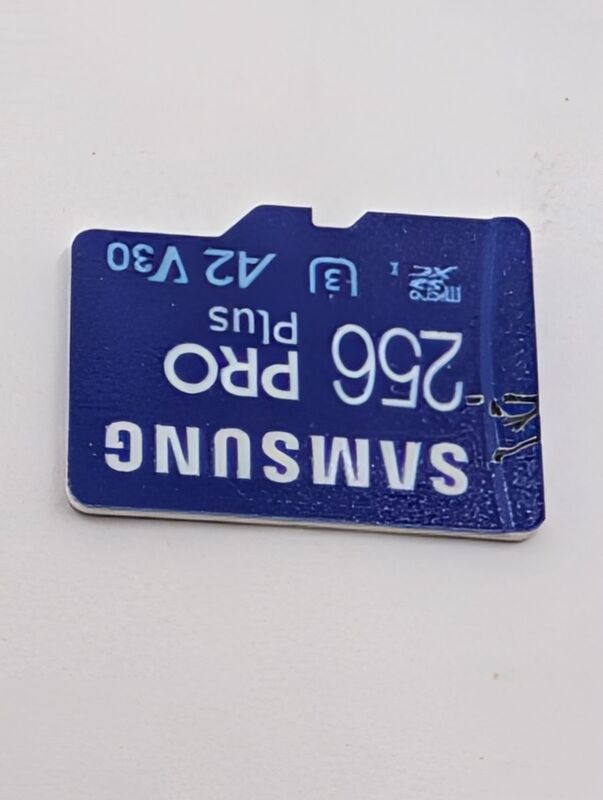 Samsung Speicherkarte Speicherkarte microSDXC Karte Blau 256GB Adapter - 8806094788105