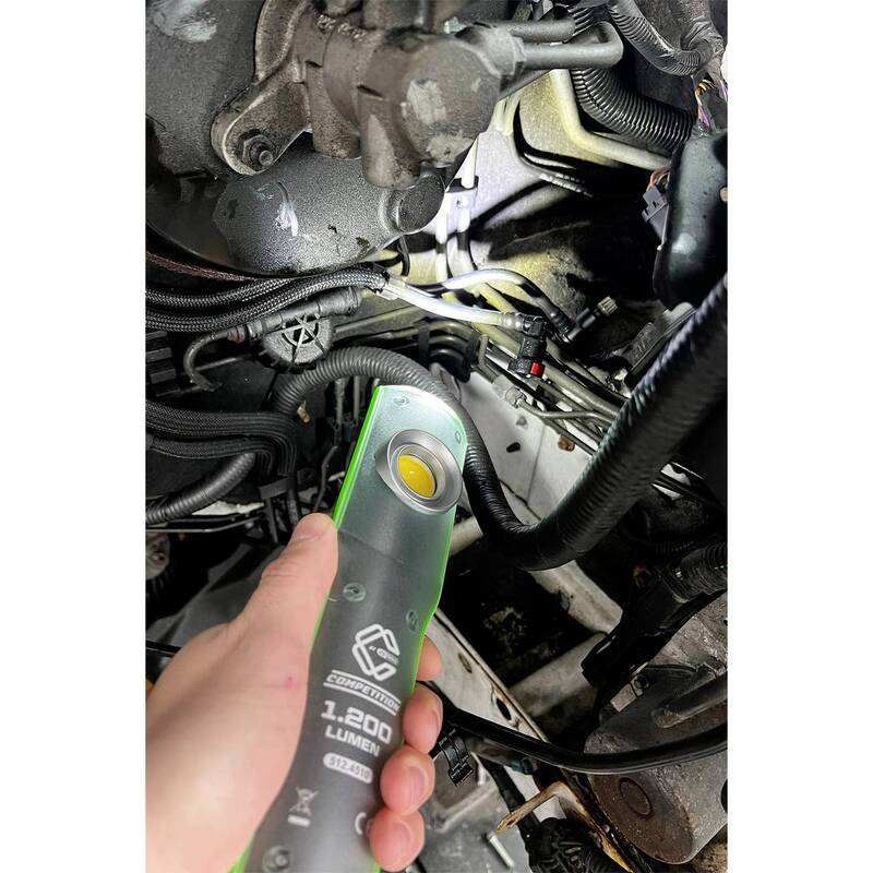 KS Tools LED Werkstattleuchte 5124510 dimmbar 1200 Lumen Akku IP54 robust - 4069465002819