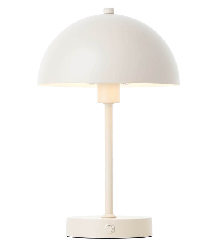 mokebo LED-Tischlampe beige kabellos Akku Tischleuchte dimmbar USB-C Lampe 310 - 4260669188488