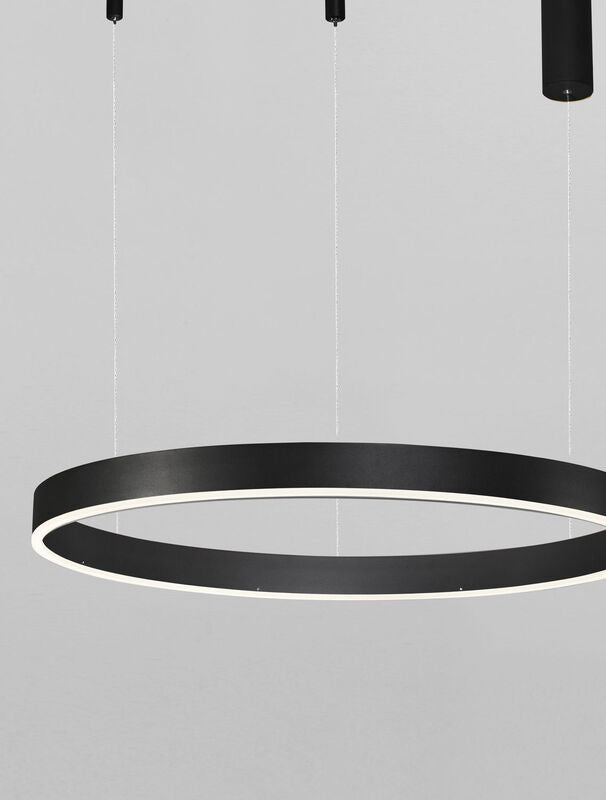 Nova Luce Pendelleuchte Hängelampe Motif LED dimmbar gold Acryl opal matt - 5212017443656
