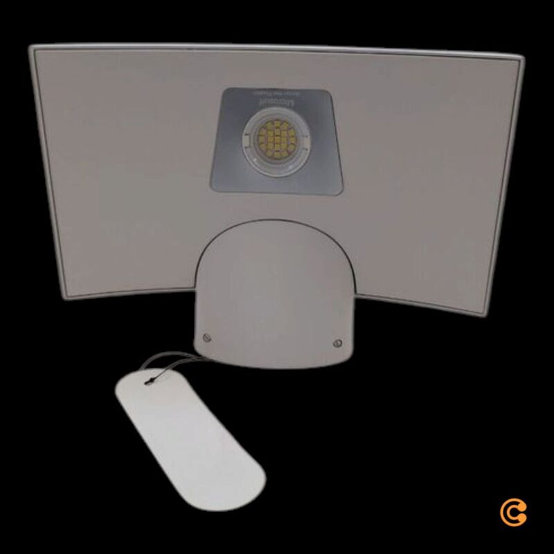 Designer Wandleuchte Microsurf LED Lampe Neil Poulton Aluminium weiß 20W 3000K - 8052993011732