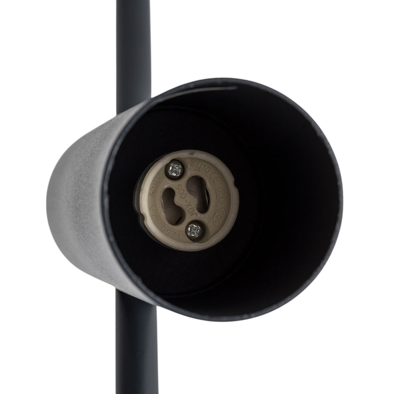 Deckenspot Leda 3 anthrazit LED Deckenlampe dimmbar Strahler Stahl 76cm hoch - 5902846810629