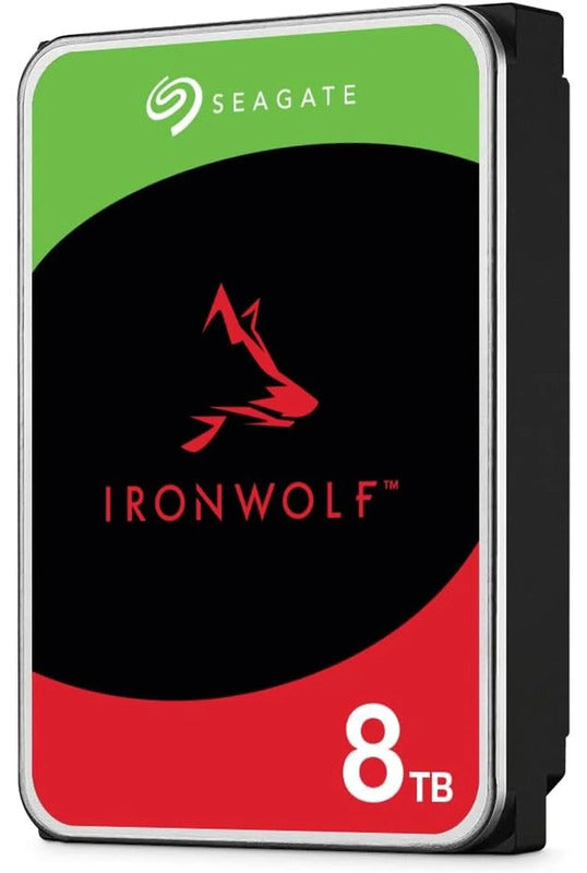 SEAGATE IronWolf HDD 8TB Datenspeicher Festplatte für NAS-Systeme 3,5 Zoll - 8719706009812