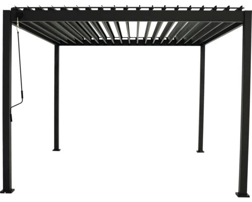 Weide Classic Pergola Aluminium freistehend 3 x 3,6 M Lamellendach anthrazit - 4306516117628