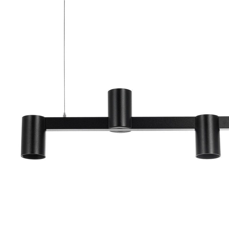 Arcchio Hängeleuchte Pendelleuchte Brinja schwarz 120 cm 5 flg GU10293 - 4251911759938