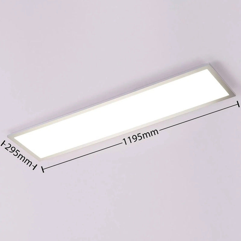 Arcchio LED Panel Deckenleuchte Leuchte Lysander silber dimmbar CCT 119 cm 50 W - 4251096540864