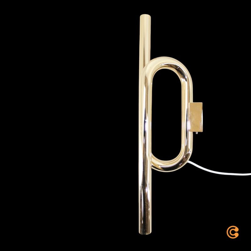 Foscarini Wandleuchte Wandlampe LED Tobia Gold Kabel Stecker Warmweiß 40 cm - 8025594108293