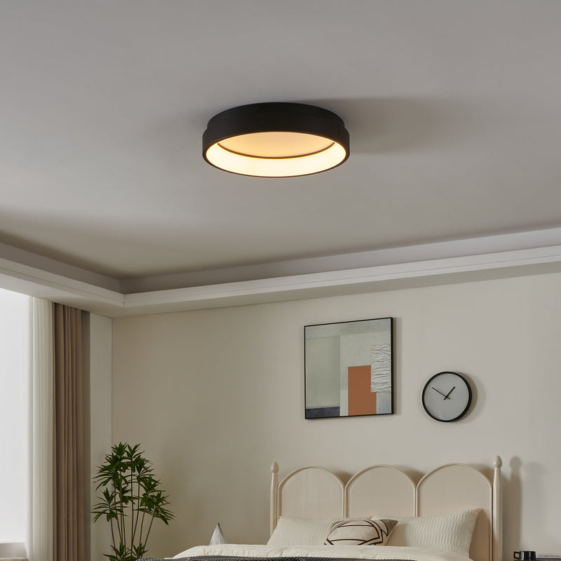 EGLO connect Deckenleuchte Lampe Marghera-Z LED dimmbar schwarz 60cm Ø3200lm - 9008606222025