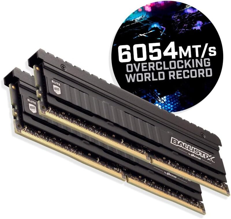 Crucial Ballistix Arbeitsspeicher RAM Desktop Speicher Kit 16 GB DDR4 DIMM CL18 - 0649528821232