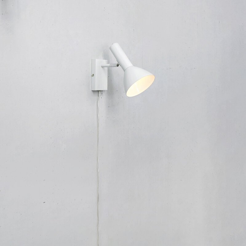 Markslöjd Wandleuchte Lampe Metro weiß Kabel Stecker Beleuchtung Innenbereich - 7330024611504
