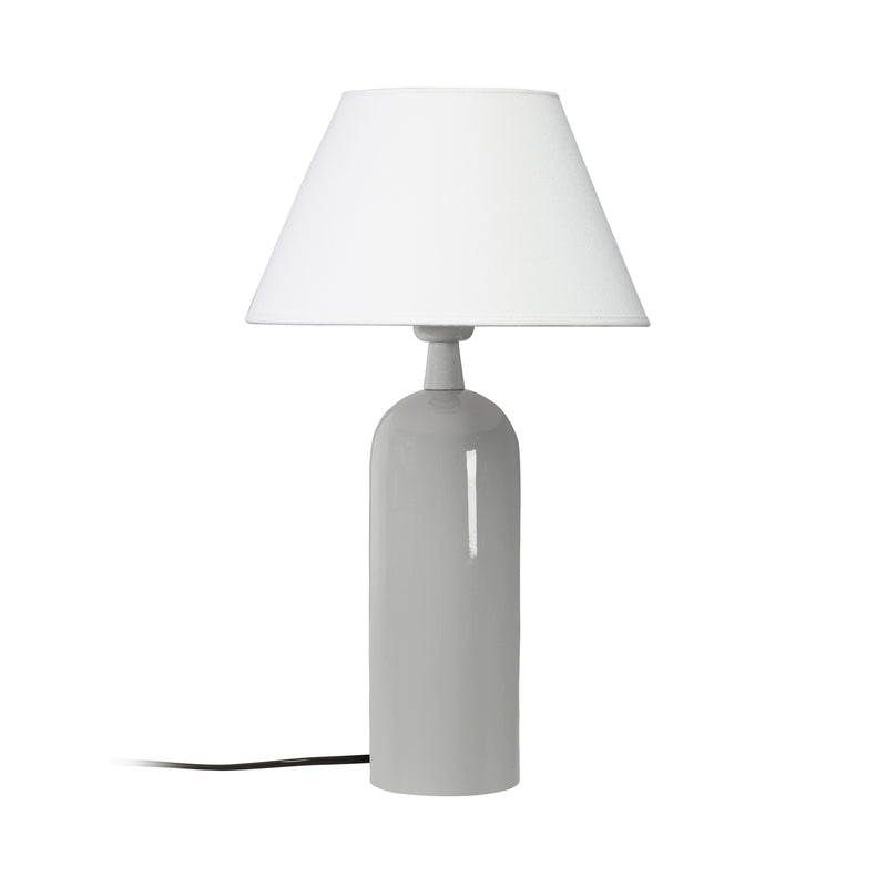 PR Home Tischleuchte grau/weiß Designer Lampe Tischlampe Leuchte 46cm E27 40W - 7330976137343