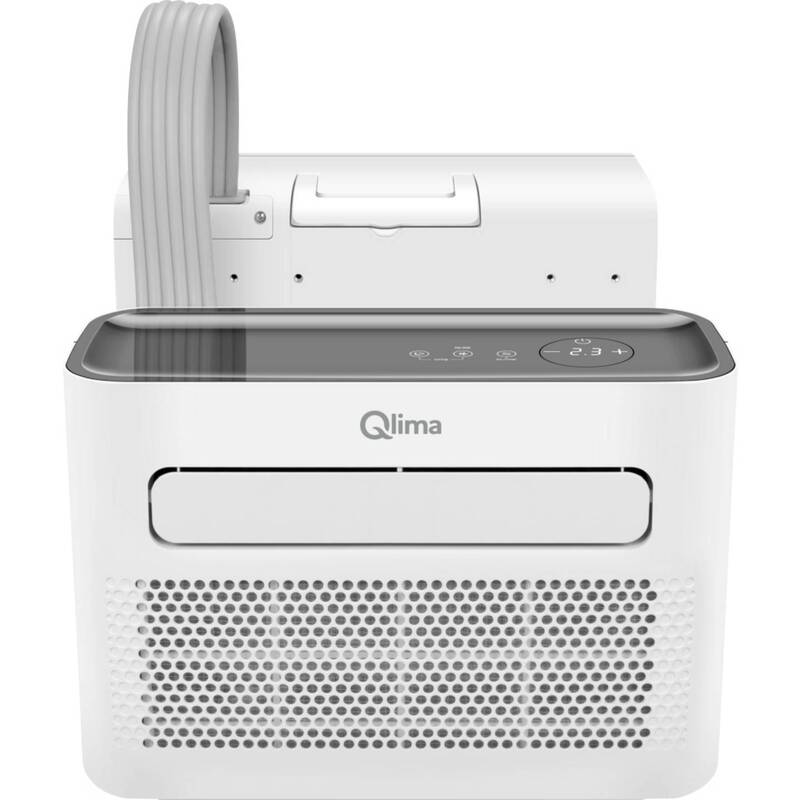 Qlima Klimagerät Mini Split Klimaanlage 146 kW WiFi Raum 45m2 Weiß Schwarz - 8713508792729
