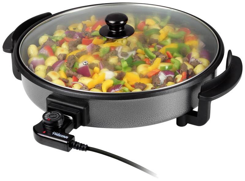 Tristar PZ-2963 Multifunktionspfanne 1500W 30cm schwarz mit Antihaftbeschichtung - 8713016029638