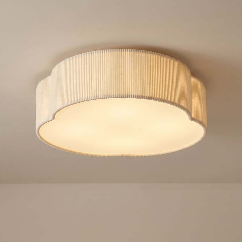 Lindby Deckenleuchte Winona LED Lampe dimmbar CCT creme 48x46cm IP20 2300lm - 4255830913976