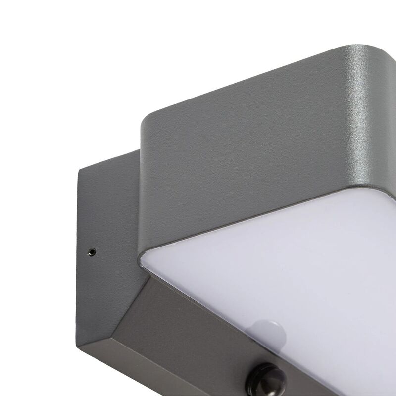 Lindby Außenwandleuchte Fando LED Wandleuchte Gartenlampe anthrazit 22,5cm IP44 - 4255830909023