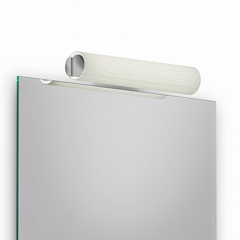 Decor Walther Wandleuchte Ray LED chrom Messing Glas dimmbar Warmweiß 47cm - 4250412884194