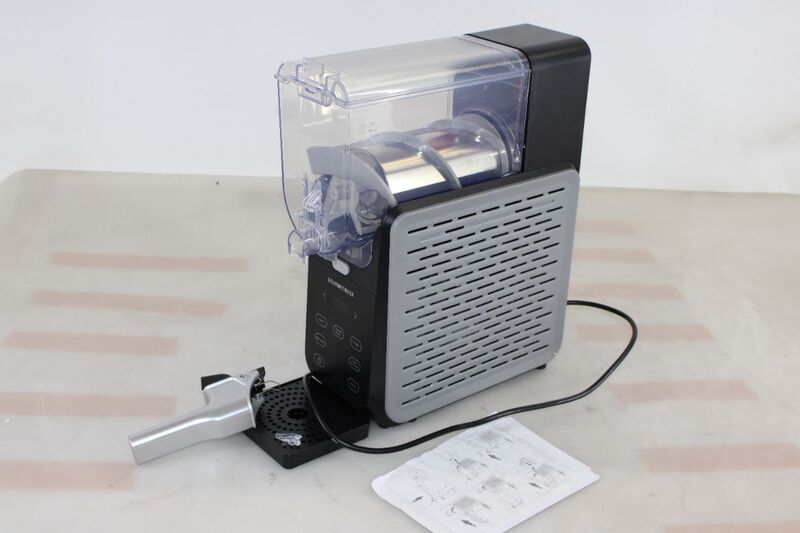 GOURMETmaxx Eismaschine Slush-Eis Frappé Milchshake Softeis 200W Schwarz-Grau - 4067522092056