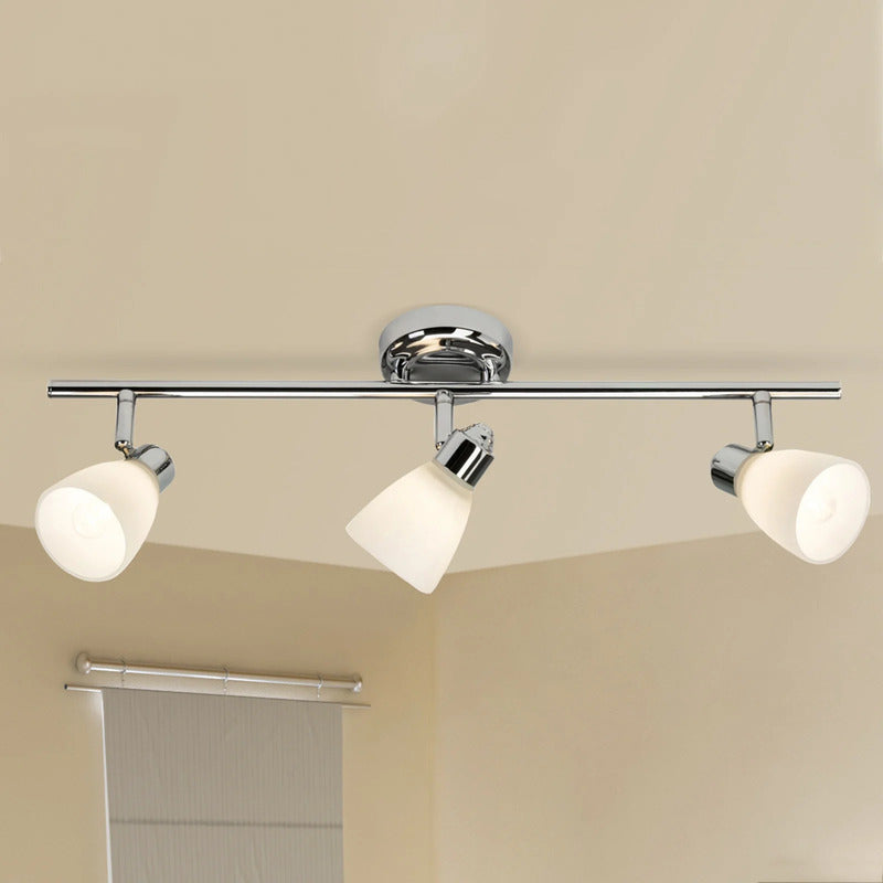 Brilliant Deckenlampe Kensington LED Leuchte dimmbar chrom weiß 3-flammig IP44 - 4004353254284