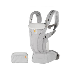 B-Ware Ergobaby Babytrage Omni Dream Soft Touch Pearl Grey Kindertrage Bauchtrage