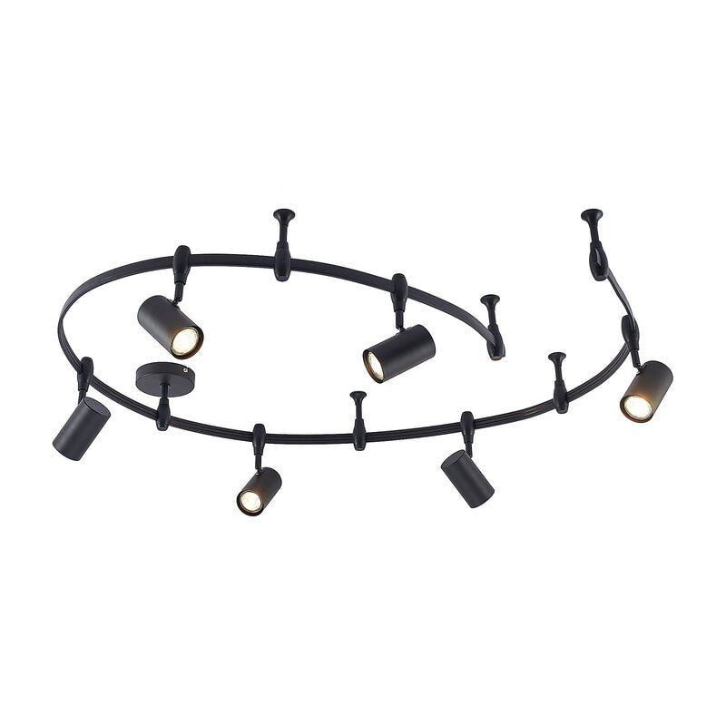Lindby Schienensystem Delila schwarz flexibel Deckenlampe Deckenleuchte Lampe - 4251911788396