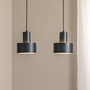 B-Ware Sigma Hängeleuchte Pendellampe Rif 2 anthrazit Stahl 2flg linear dimmbar E27