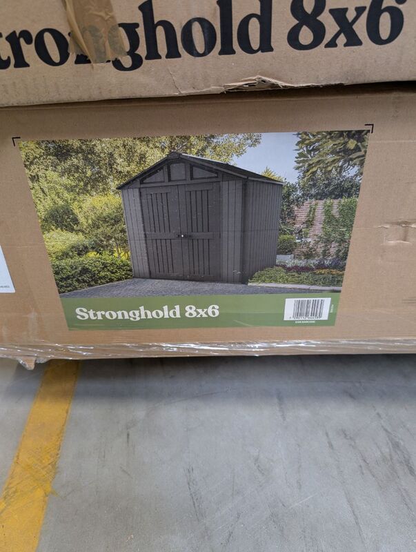 Keter Stronghold Shed 8x6, Grey - 7290112644589