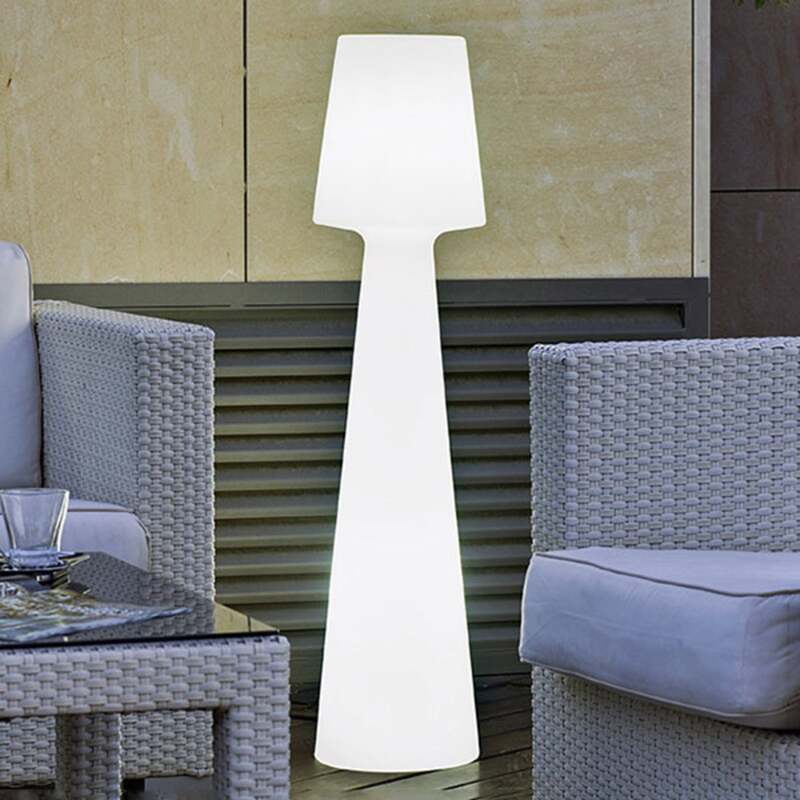 Newgarden Stehleuchte Lola LED Lampe warmweiß Gartenlampe 110cm IP65 weiß 1600lm - 8436542234184