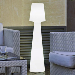 B-Ware Newgarden Stehleuchte Lola LED Lampe warmweiß Gartenlampe 110cm IP65 weiß 1600lm
