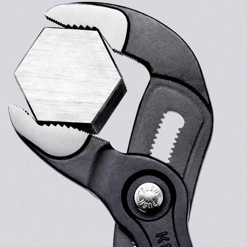 Knipex Wasserpumpenzange Zange 125 mm Chrom-Vanadium Elektrostahl  8701125 COBRA - 4003773069935