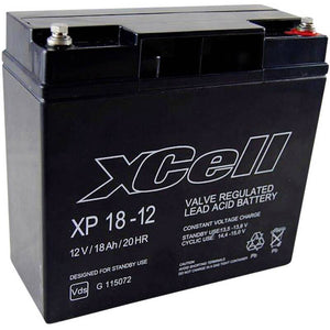 B-Ware XCell Bleiakku XP1712 12V 18Ah AGM wartungsfrei M5-Schraubanschluss 181x167x77mm