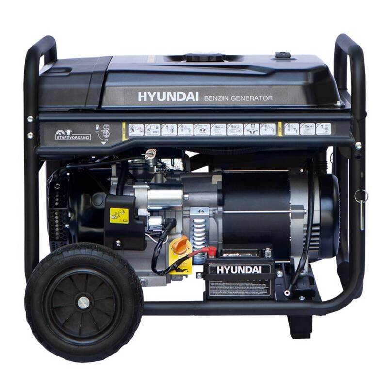 HYUNDAI Benzin Generator HY8500LEK-T Stromerzeuger 16.3PS Notstromaggregat - 7640177163943