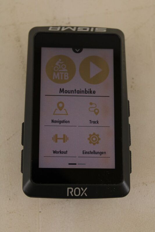 Sigma Fahrrad-Navi ROX 12.1 EVO Bluetooth GPS GLONASS Europa 3 Zoll grau 110g - 4016224010400