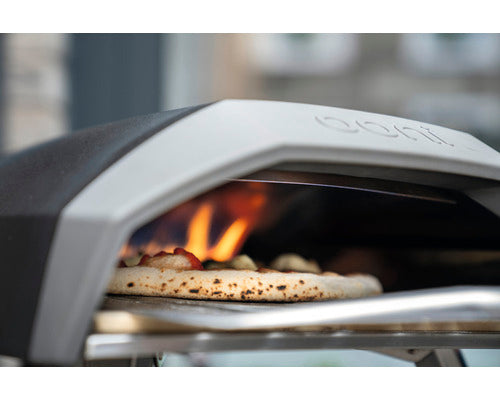 Ooni Pizzaofen Koda 12 Gas Edelstahl silberschwarz mit Hitzeregler Gaszündung - 5060568341224