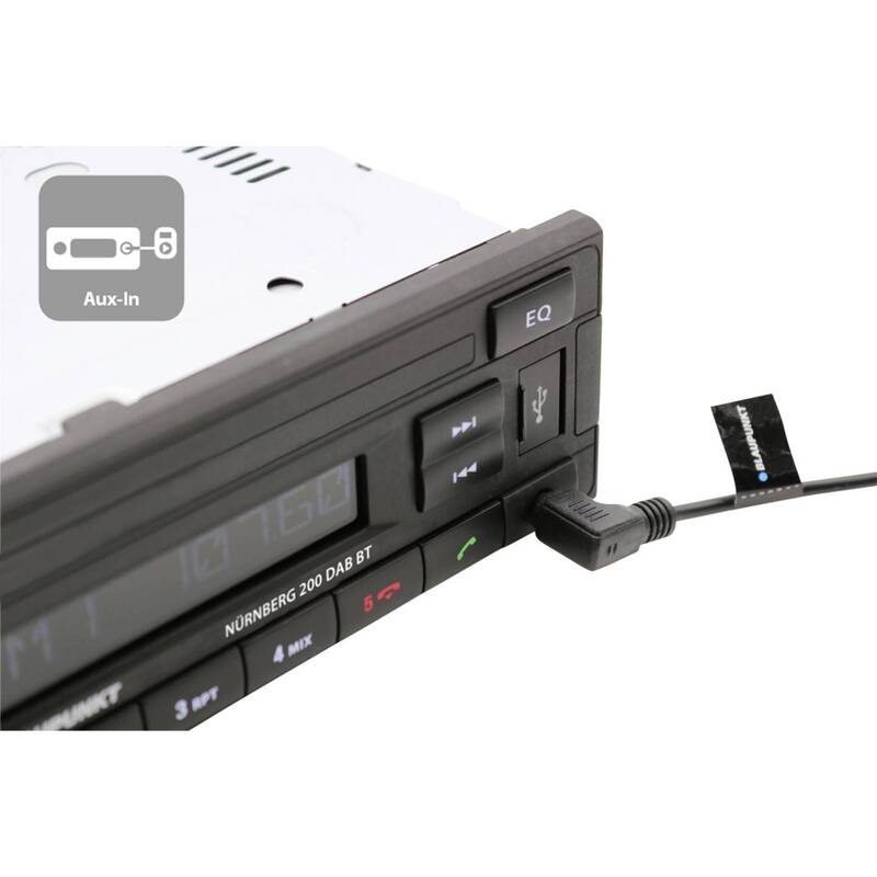Blaupunkt Nürnberg 200 DAB BT Autoradio mit Bluetooth® und DAB+ Tuner - 4260499852337