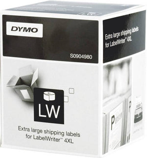 B-Ware Dymo Etiketten Rolle S0904980 S0904980 159 x 104 mm Papier Weiß 220 St.