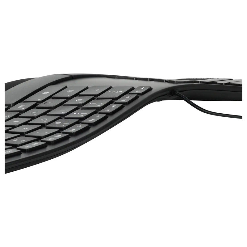 Matias Tastatur PC Tastatur Ergonomisch FK313PC-DE QWERTZ Schwarz USB-C 1,50m - 0833742008870