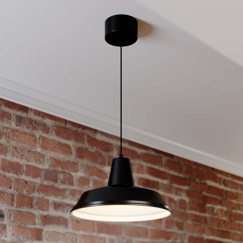 Hängeleuchte Class LED Pendelleuchte dimmbar Lampe schwarz 36cm Ø, 100cm max. - 5907565940459