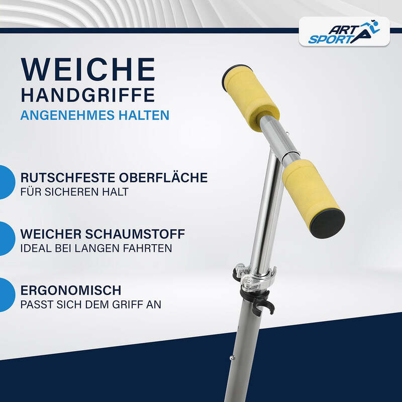 Cityroller Scooter Graffity XXL Räder Hinterradreibungsbremse Fußständer - 4260304765760
