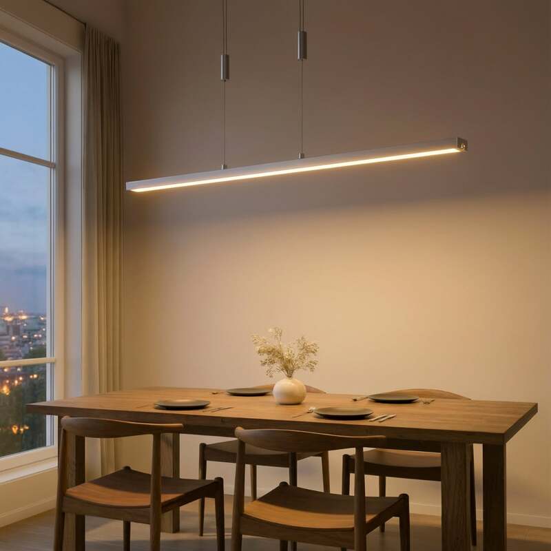Lucande LED-Hängeleuchte Myron Touchdimmer CCT Aluminium höhenverstellbar - 4251096564136