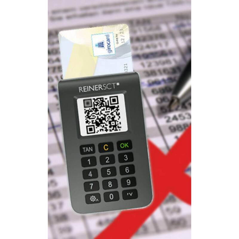 REINER SCT TanJack Photo QR I Chip Tan Generator for Online Banking - 4011170083935