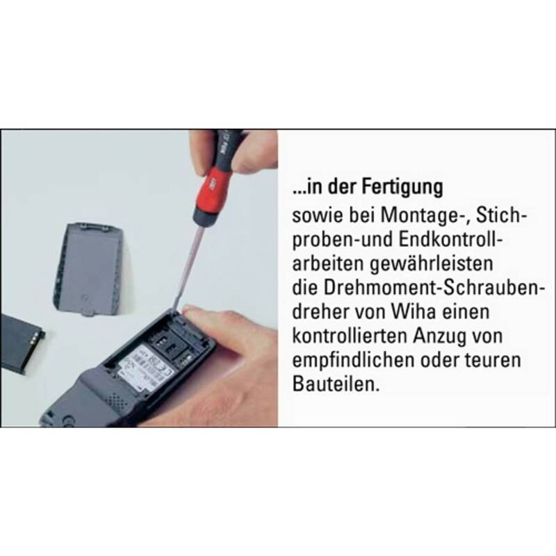 Wiha Drehmomentschraubendreher Schraubendrehersatz 13-teilig 1-5 Nm Metallbox - 4010995268930